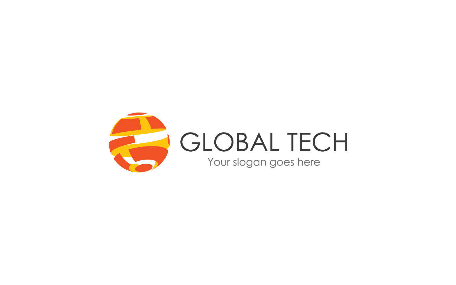 Global teknik illustration logotyp vektor mall