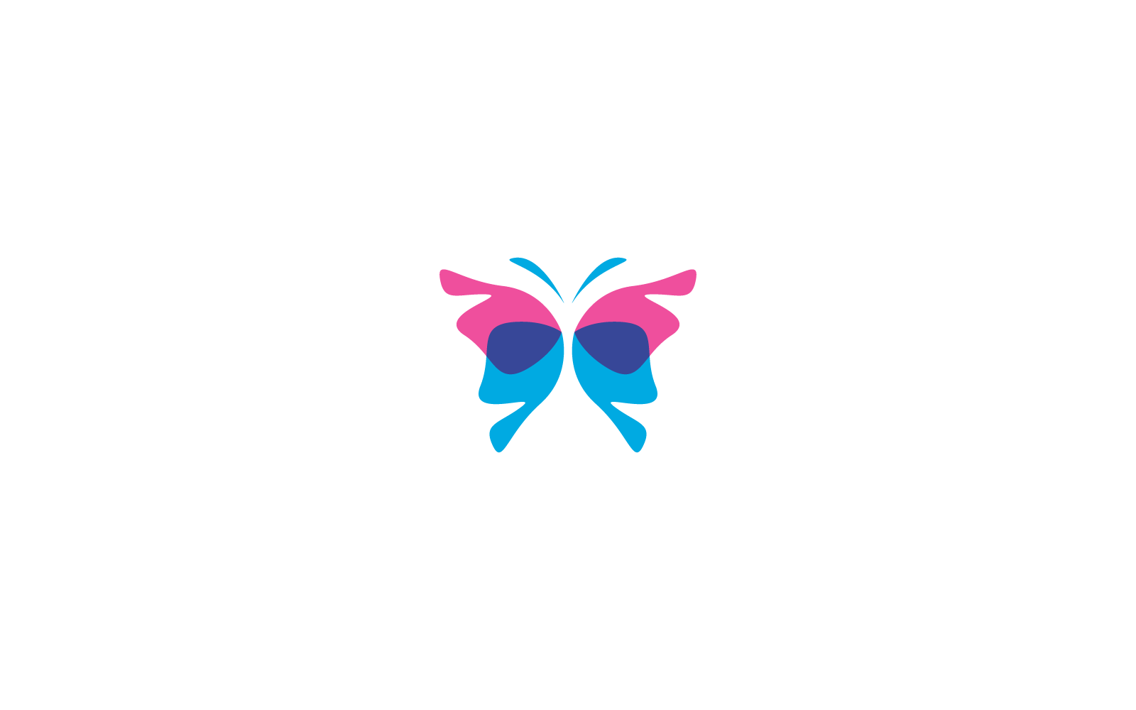 Vlinder Logo sjabloonontwerp Vector