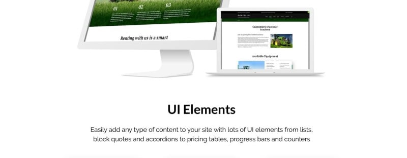 Rentallo - шаблон Joomla для фермерского оборудования - Features Image 2