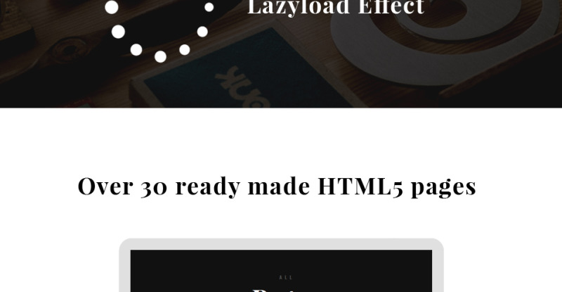 Design Agency Responsive Multipage Website Template - Features Image 6