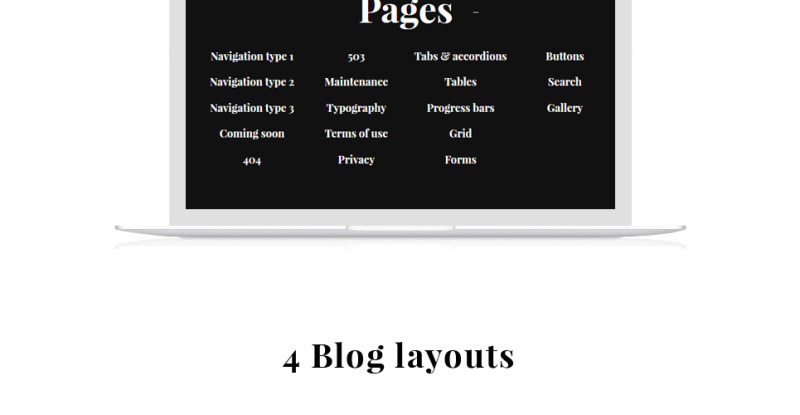 Design Agency Responsive Multipage Website Template - Features Image 7