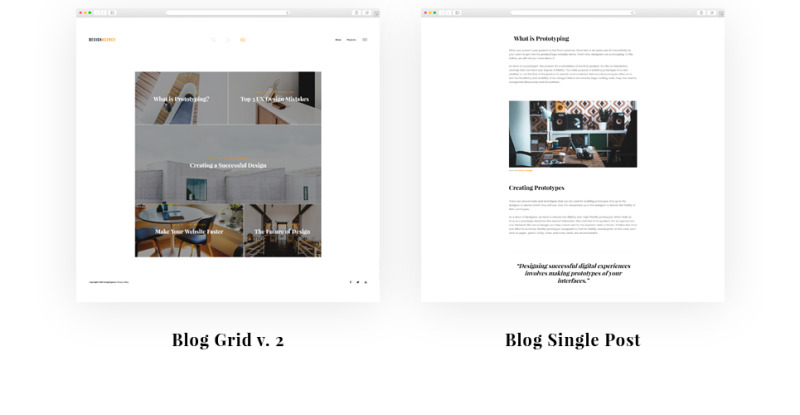 Design Agency Responsive Multipage Website Template - Features Image 9