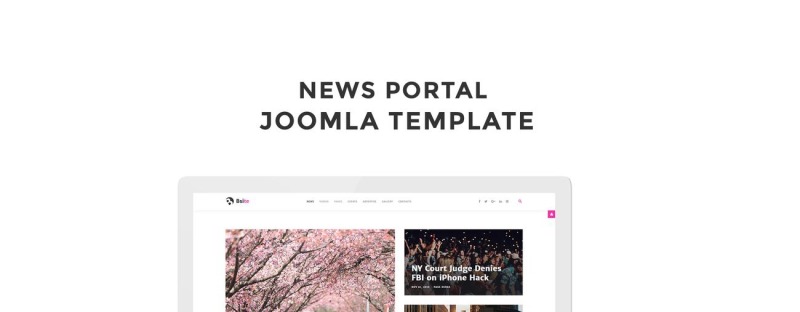 Bsite - News Portal Responsive Modern Joomla Template - Features Image 1