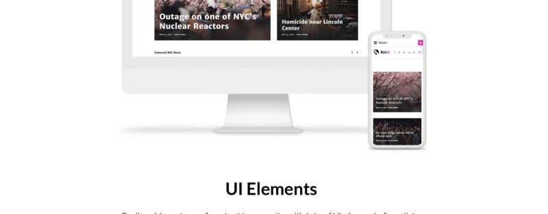 Bsite - News Portal Responsive Modern Joomla Template - Features Image 2