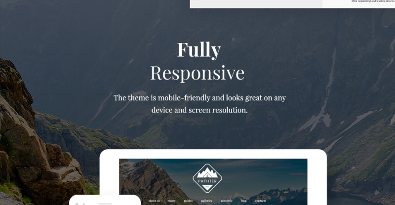 Thème WordPress pour les circuits de randonnée et de camping - Caractéristiques de l’image 14