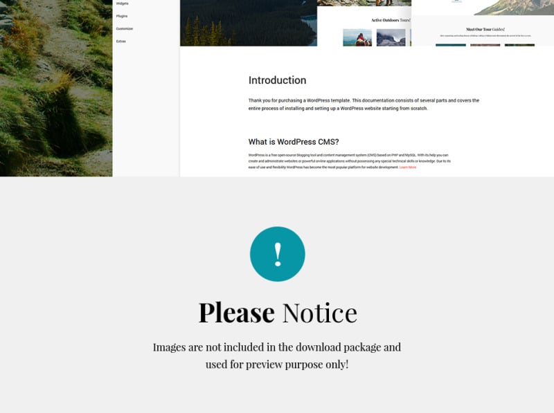 Thème WordPress pour les circuits de randonnée et de camping - Caractéristiques de l’image 24