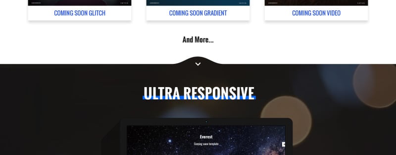 Everest - Coming Soon HTML5 Specialty Page - Features Image 3