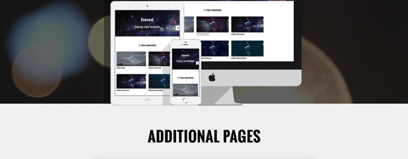 Everest - Coming Soon HTML5 Specialty Page - Features Image 4