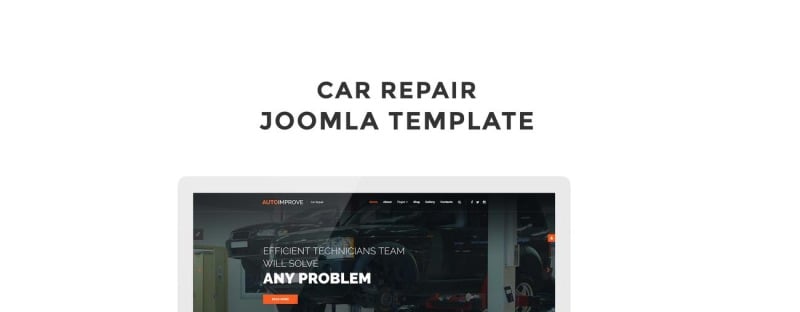 Autoimprove - naprawa samochodów wielostronicowy szablon Joomla Creative - Obraz funkcji 1