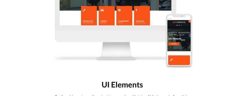 Autoimprove - naprawa samochodów wielostronicowy szablon Joomla Creative - Obraz funkcji 2