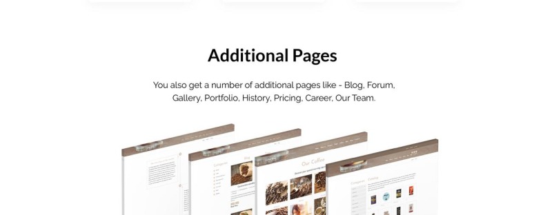 Coffee Shop - responsywny szablon Joomla Coffe House - Obraz funkcji 4