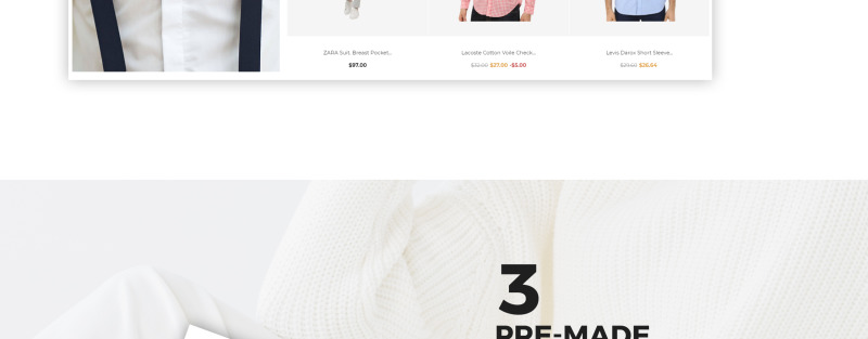 Vetement - Bekleidungsgeschäft PrestaShop Theme - Eigenschaften Bild 7
