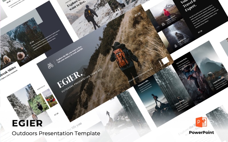 EGIER - Modello PowerPoint di avventura e viaggio