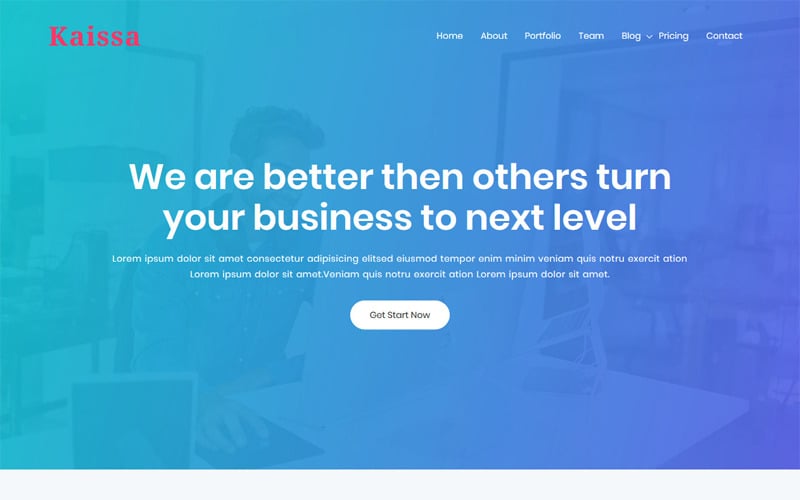 Kaissa - One Page Digital Agency WordPress Theme
