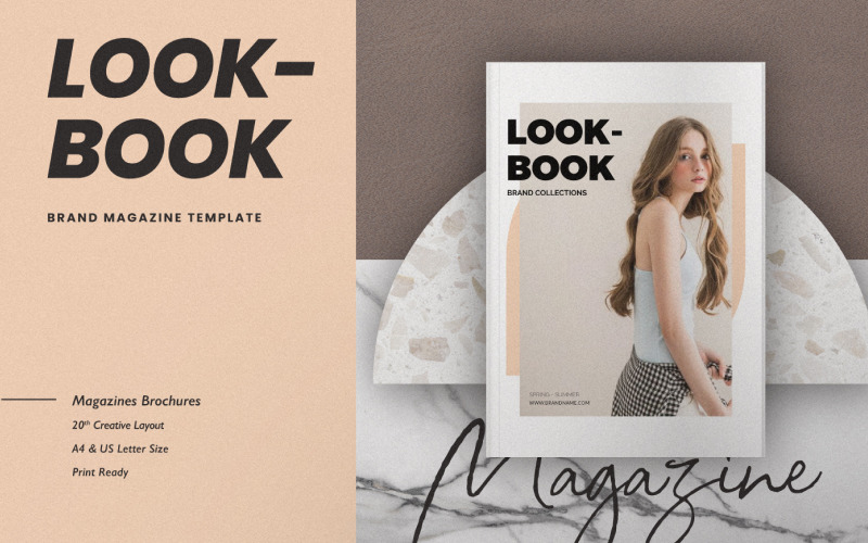 Šablona časopisu Lookbook Collection