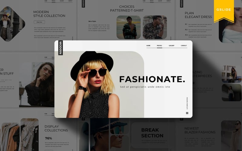 Fashionate | Google Slides