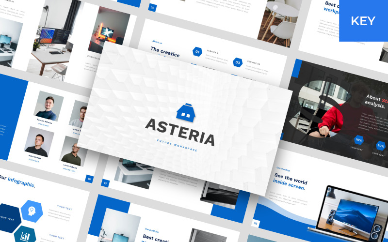 ASTERIA -商业创意-基调模板