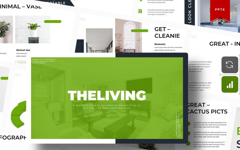 The Living | PowerPoint template