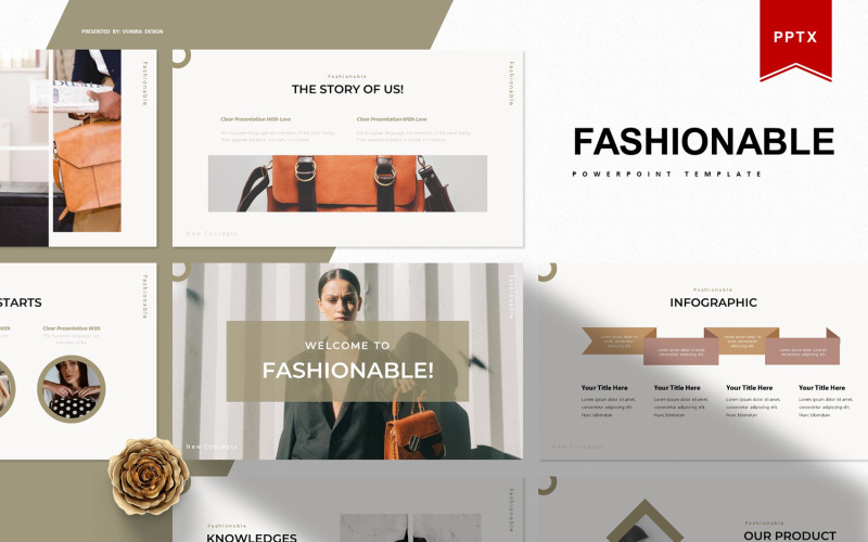 Fashionable | PowerPoint template