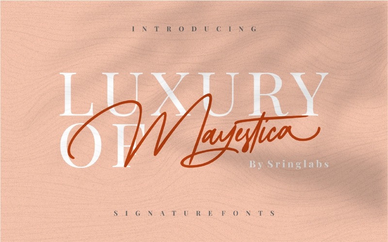 Mayestica - Luxury Signature Font