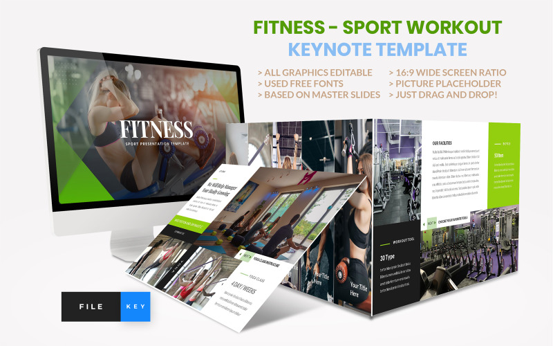 Sport - Fitness Business Workout - Modello di Keynote