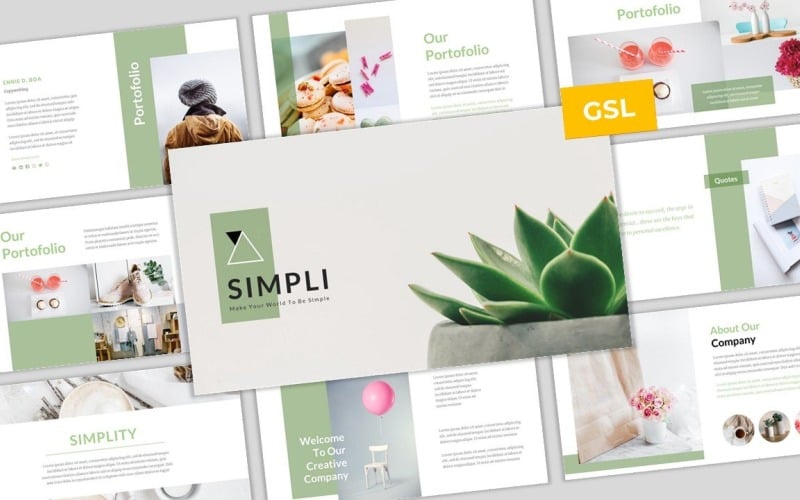 Simpli - Simple & 现代商业模板谷歌幻灯片