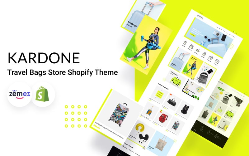 KarDone resväskor Store Shopify-tema
