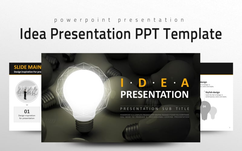 Modèle PPT de présentation d idée Modèle PowerPoint