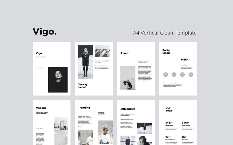 VIGO - A4 Vertical - Keynote template