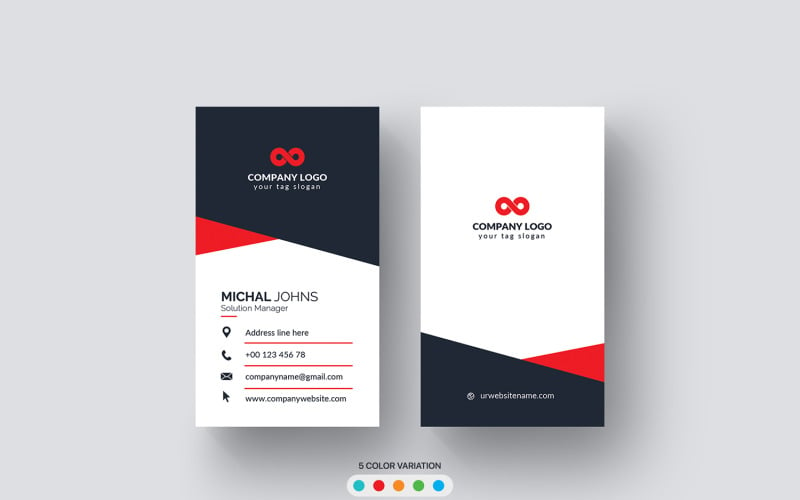 Modern Professional Business Cards - Corporate Identity Template