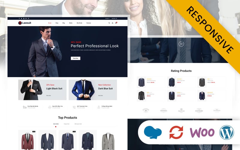 Lawsuits - Suits & Blazers Store WooCommerce Responsive Theme