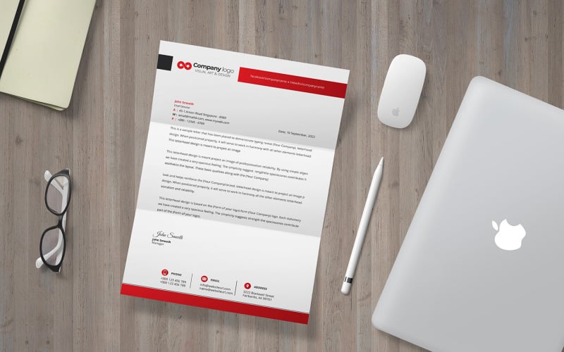 Letterhead - Corporate Identity Template