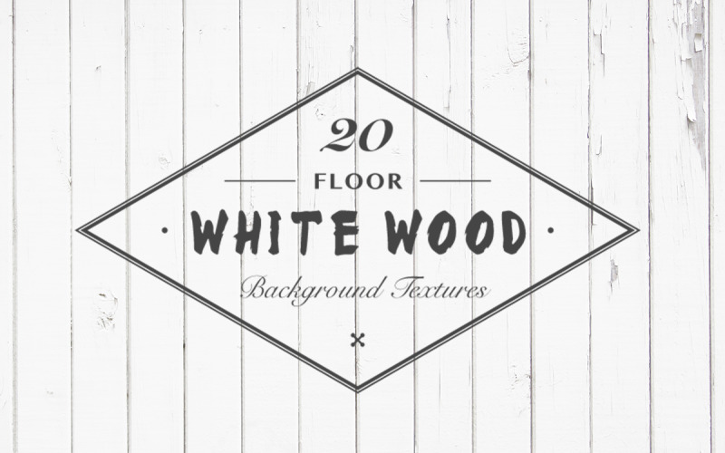 Maketa produktu 20 bílých dřevěných podlahových textur