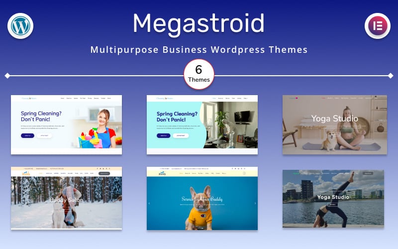 MegaStroid – багатоцільовий набір шаблонів для вашої бізнес-теми WordPress