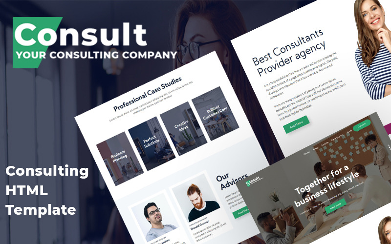 Consult - Modello di sito web per società di consulenza