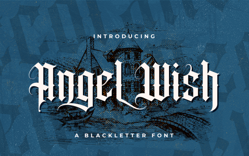 天使的愿望-黑字字体