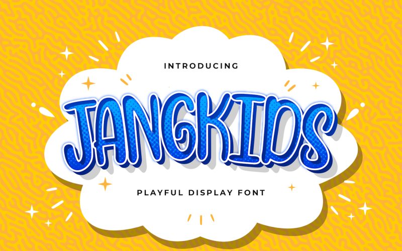 Jangkids -有趣的显示字体