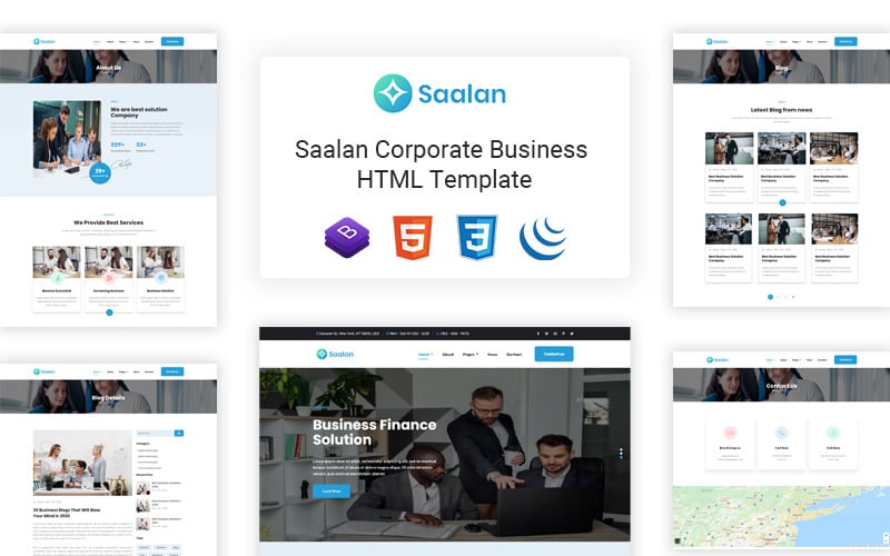 Saalan -多用途企业网站模板