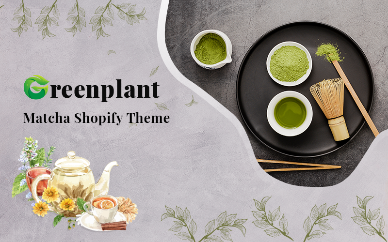 Greenplant - Matcha Shopify-Thema