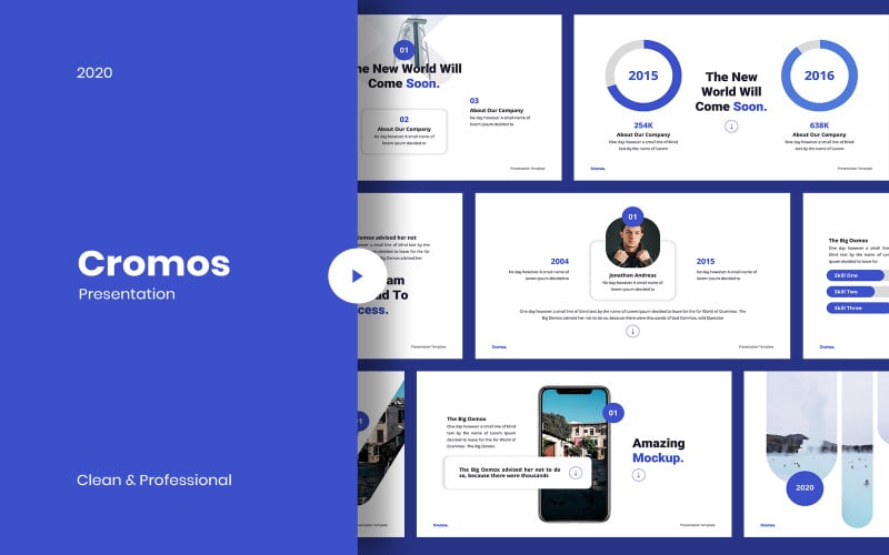 Cromos - Google Slides modernes