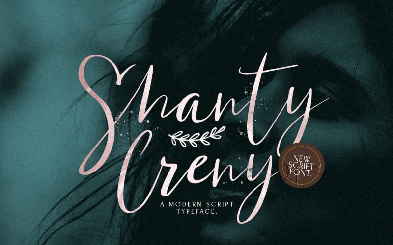 Shanti Creny -现代草书字体