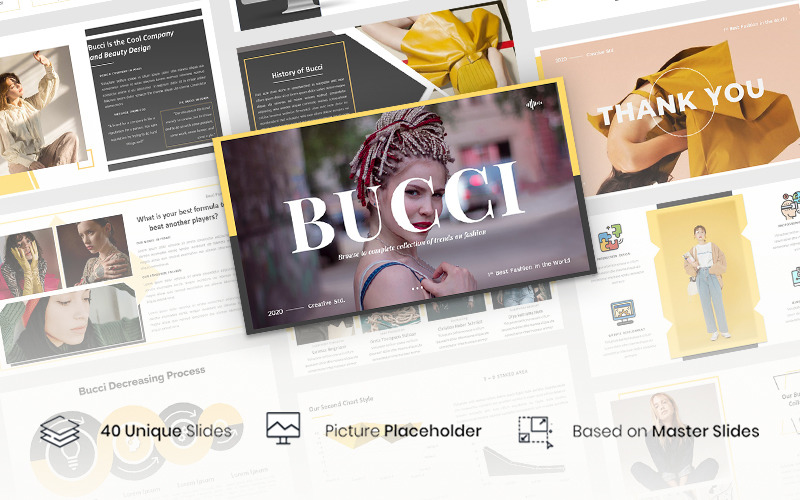 Bucci - Plantilla de PowerPoint de negocios creativos