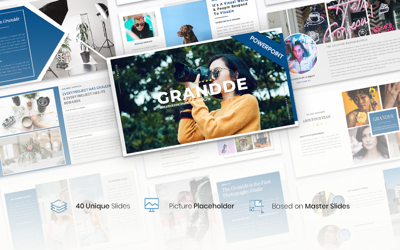 Grandde – Kreatywny biznesowy szablon PowerPoint