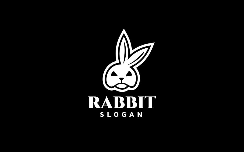 Rabbit Logo Template