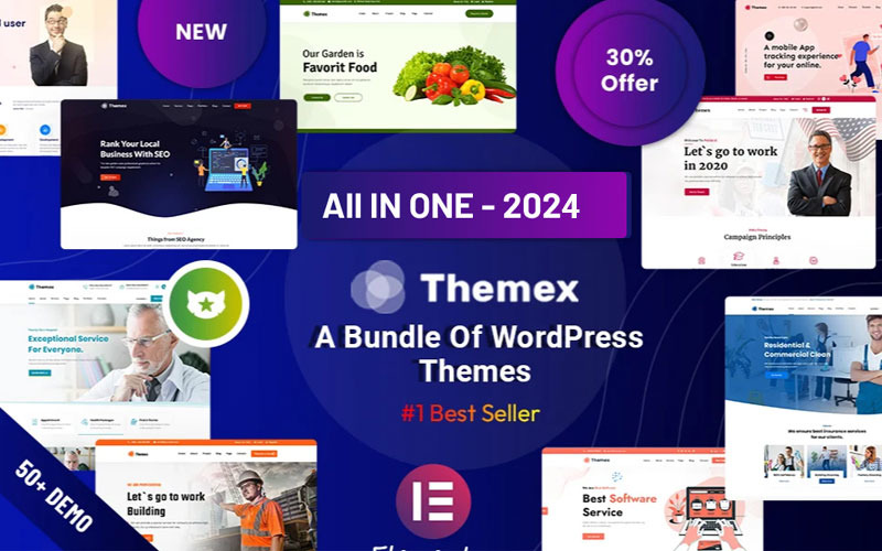 Themex – Többcélú reszponzív WordPress téma