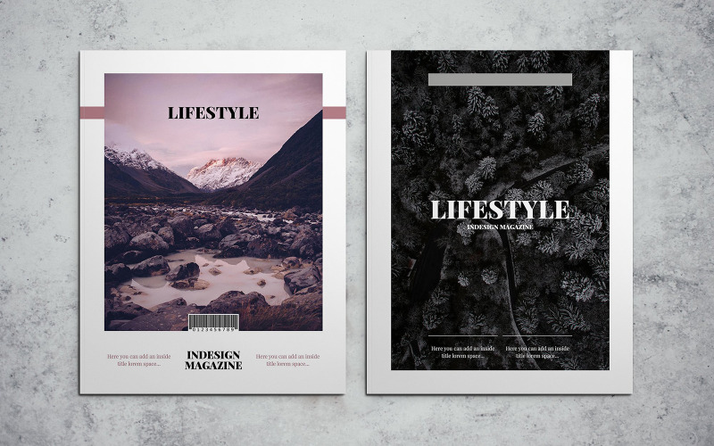 Lifestyle-Magazin-Vorlage