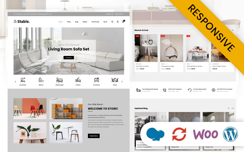 Stable - Modern Furniture Store WooCommerce Responsive Theme