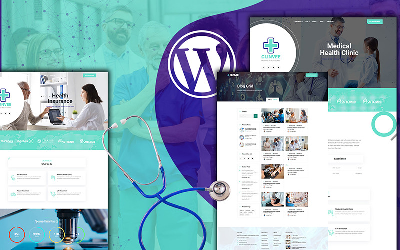 Клінві | WordPress тема доктора медичної клініки