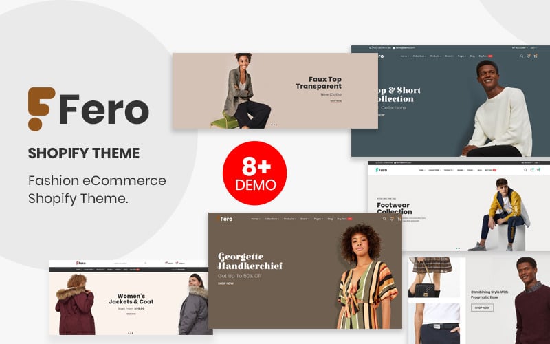 Fero - Responsive Premium Mehrzweckmode & Bekleidung Shopify Theme