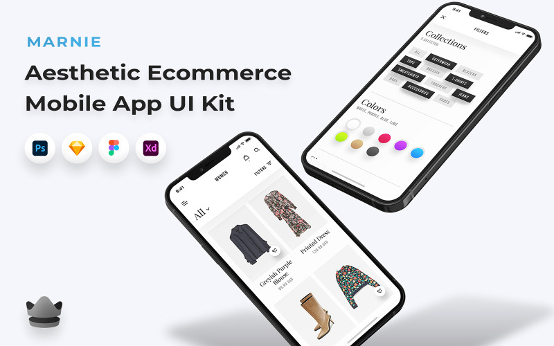Marnie - Kit de interface do usuário do aplicativo de comércio eletrônico